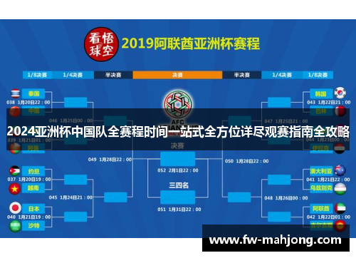 2024亚洲杯中国队全赛程时间一站式全方位详尽观赛指南全攻略